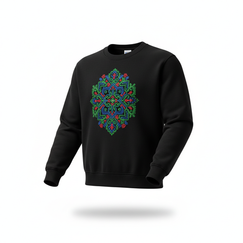 Premium Embroidered Sweatshirt – Soft Fleece with Custom Luxury Embroidery